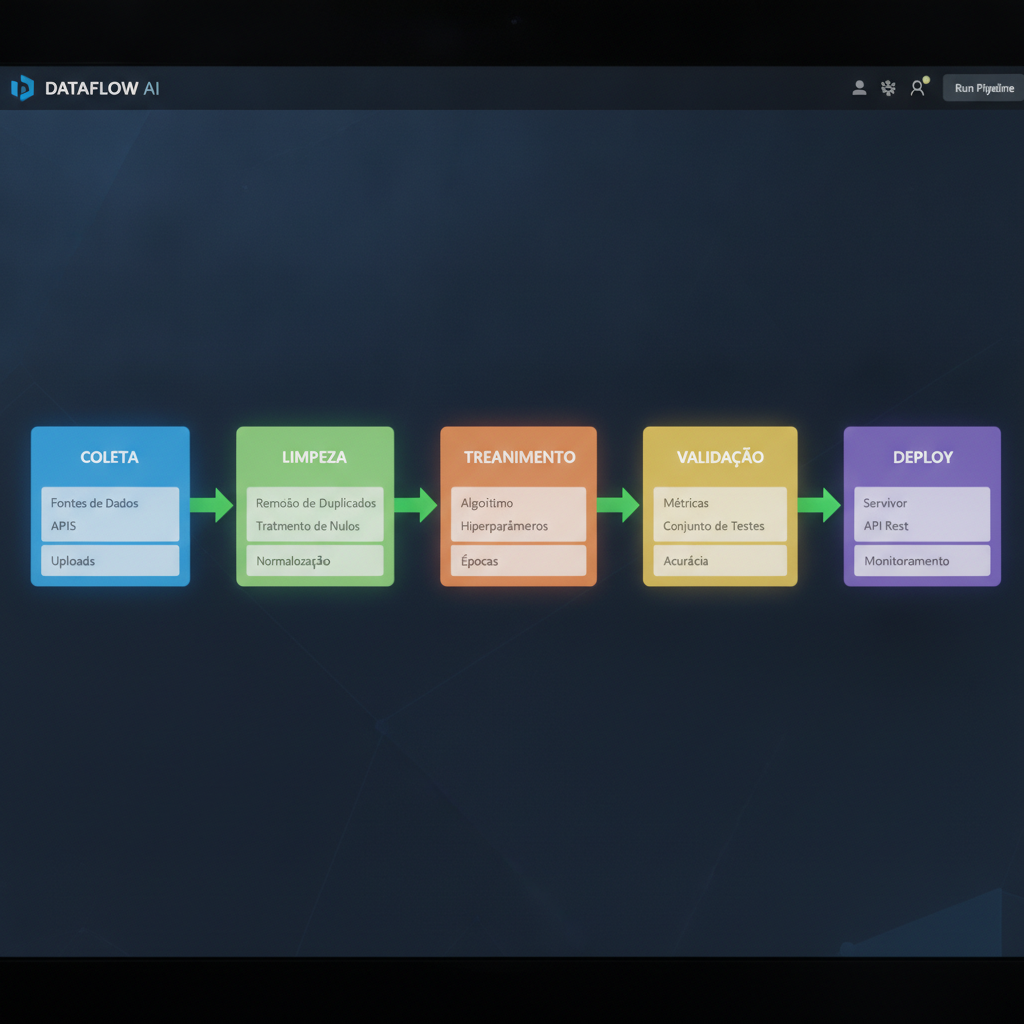 Pipeline de processamento de IA