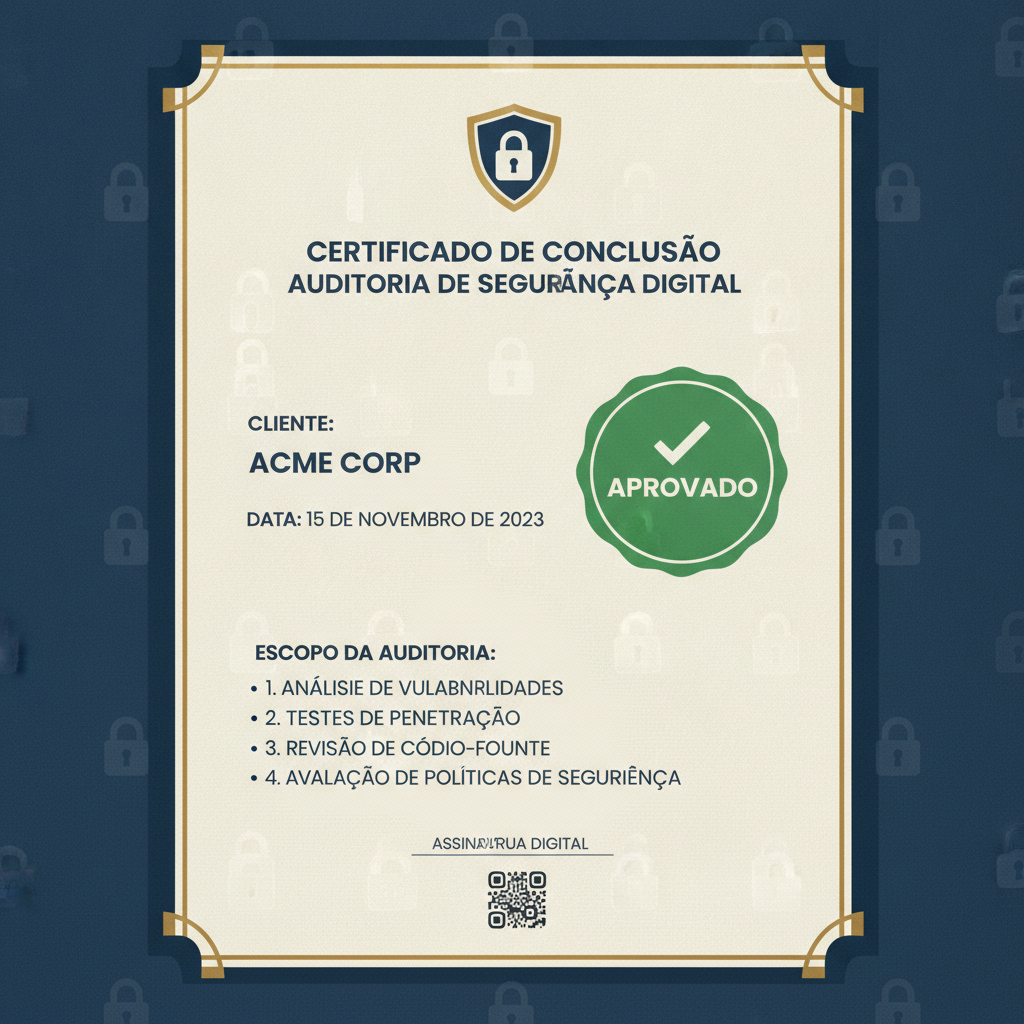 Certificado de auditoria