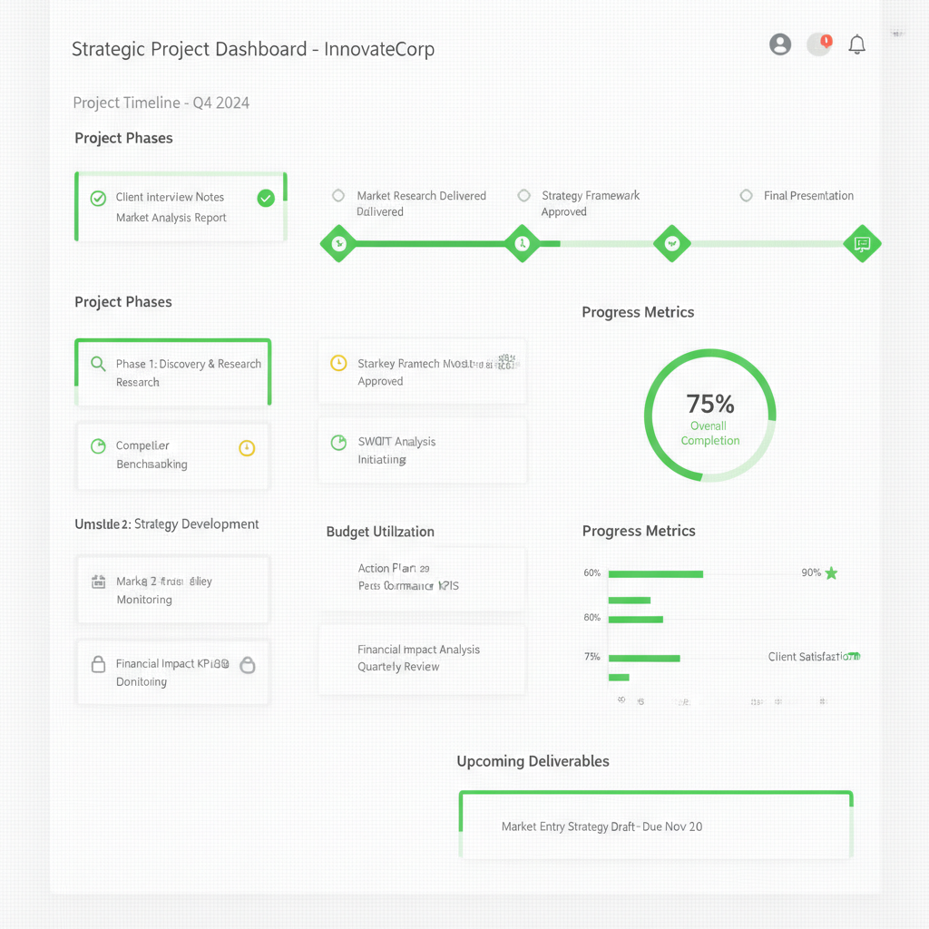 Dashboard de consultoria