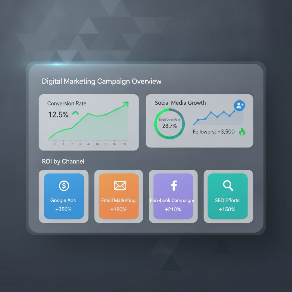 Dashboard de marketing digital